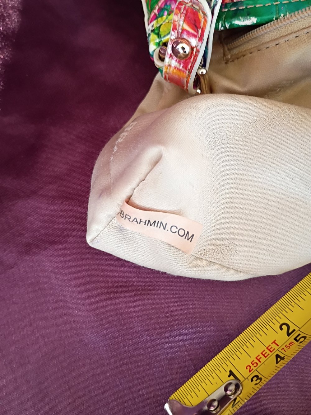 Brahmin Utopia Multicolor Tropical Bag - Picture 16 of 17